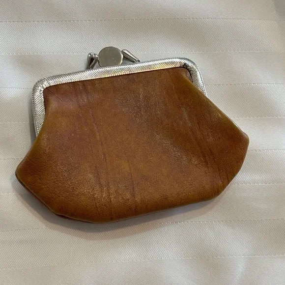 Vintage Small Brown Change Purse - Picture 2 of 5